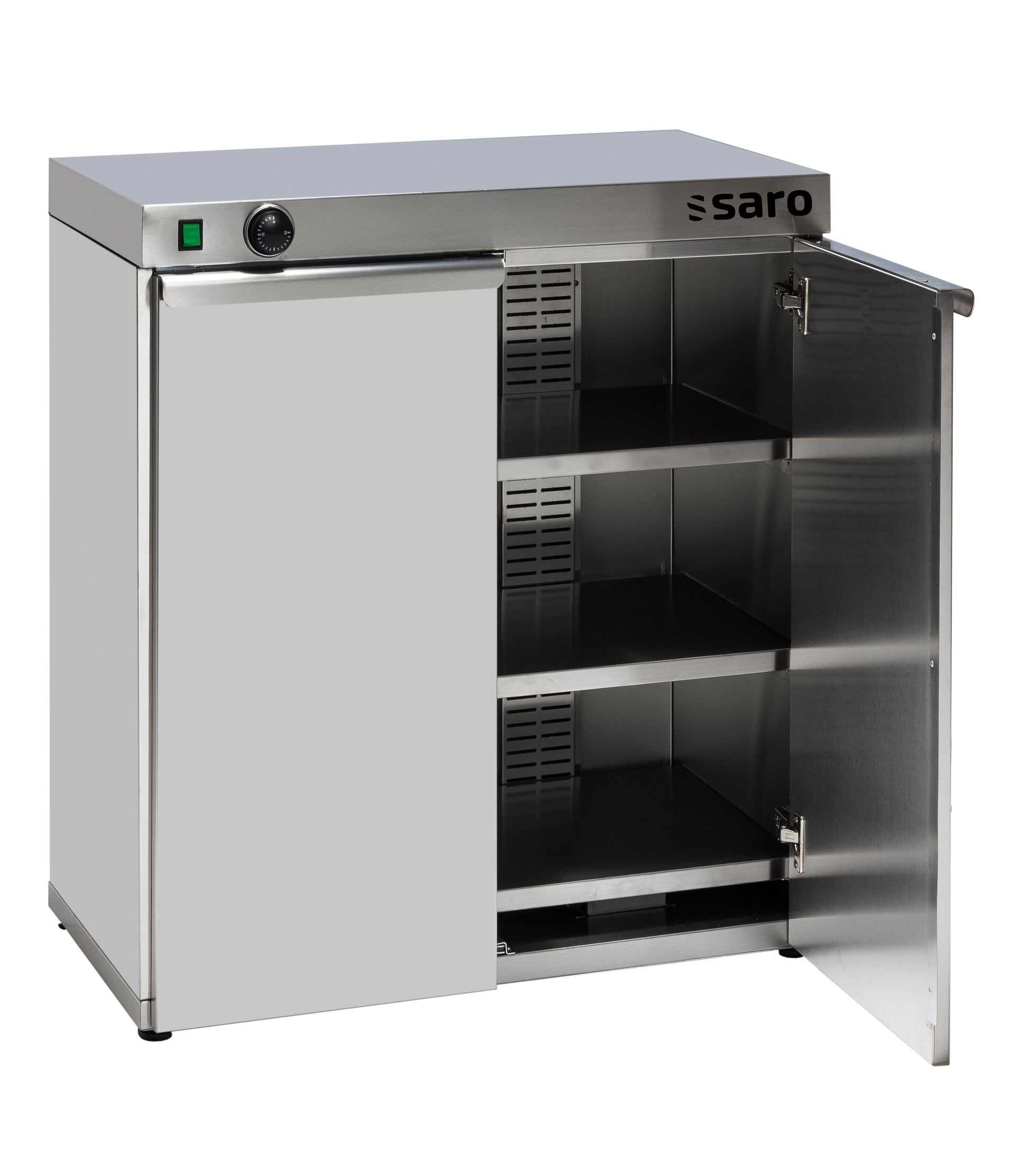 Chauffe-assiettes - 120 assiettes - Ø300mm - 1,5kW - 800x460x870mm - SYLT 120 Saro - Chauffe-assiette / chauffe-plat professionnel CHR - matériel cuisine pro - Cuistéo