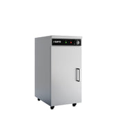 Chauffe-assiettes - 60 Assiettes - 3 Étagères - 290 mm - Ventilateur - Roues - TW 60 inox Saro - Chauffe-assiette / chauffe-plat professionnel CHR - matériel cuisine pro - Cuistéo