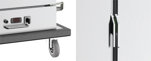 Chariot banquet chauffant 18x 2/1GN - 36x 1/1GN inox 2 kW Combisteel - vue 3 - Chariot Chauffant et Flambage pro CHR - Cuistéo