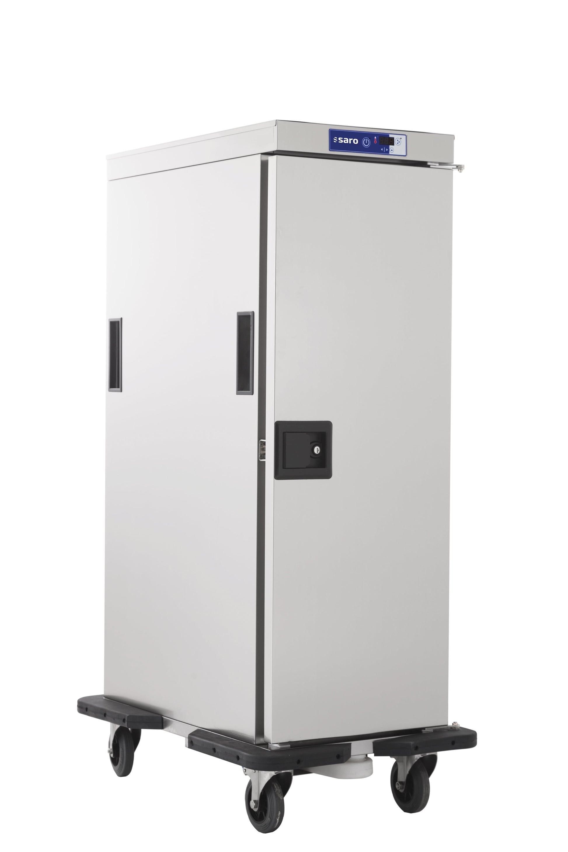Chariot Banquet - Chauffant - 10x GN 1/1 - +30/+85°C - 1.5 kW - Vapeur - BWS-10 inox 2.5 L Saro - Chariot Chauffant et Flambage professionnel CHR - matériel cuisine pro - Cuistéo