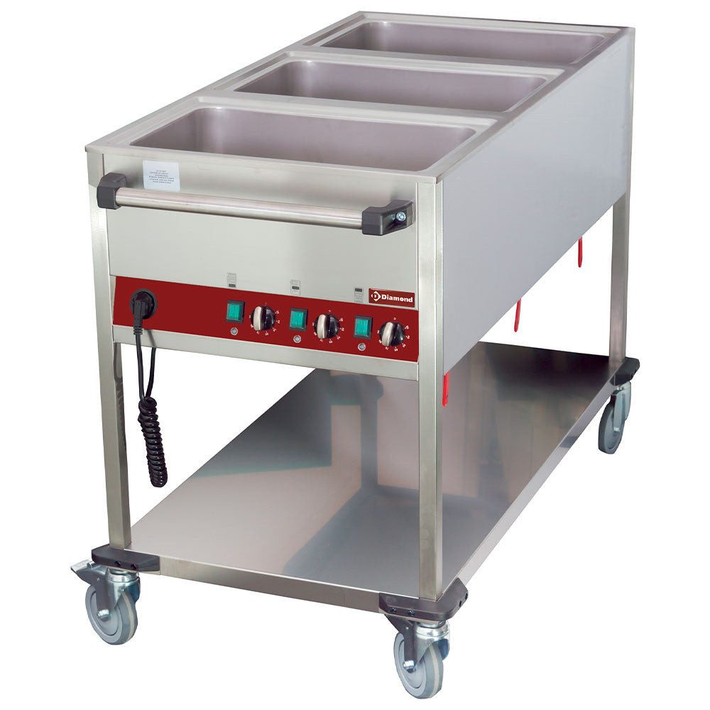 Chariot thermique 3 GN 1/1 - 3 températures - Diamond