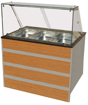 Buffet chaud 3 x GN1/1 1070x800x850 mm 2.02 kW Combisteel - Buffet Chaud professionnel CHR - matériel cuisine pro - Cuistéo