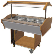 Buffet chaud 3 x GN 1/1 1200x900x850 mm 2 kW Combisteel - Buffet Chaud professionnel CHR - matériel cuisine pro - Cuistéo