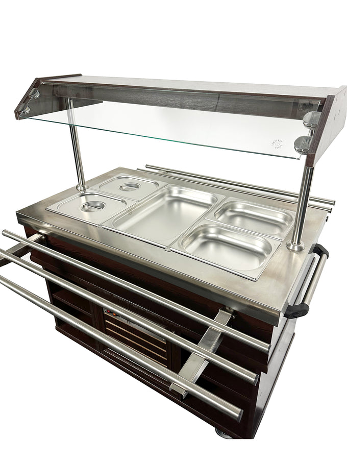 Buffet chaud dim. 1500x700x1400 gn 4/1 3 kW Combisteel - vue 4 - Buffet Chaud pro CHR - Cuistéo