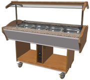 Buffet chaud 4 x GN 1/1 1550x900x850 mm 3 kW Combisteel - Buffet Chaud professionnel CHR - matériel cuisine pro - Cuistéo