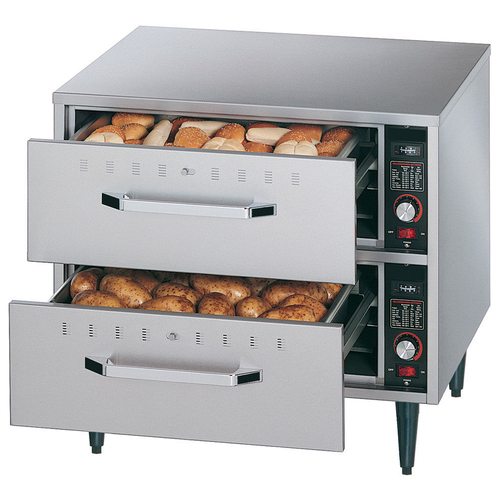 Chauffe aliments à poser - 2 tiroirs GN 1/1 - Diamond