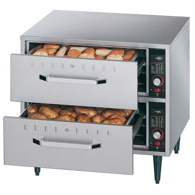 Chauffe aliments à poser - 2 tiroirs GN 1/1 - Diamond