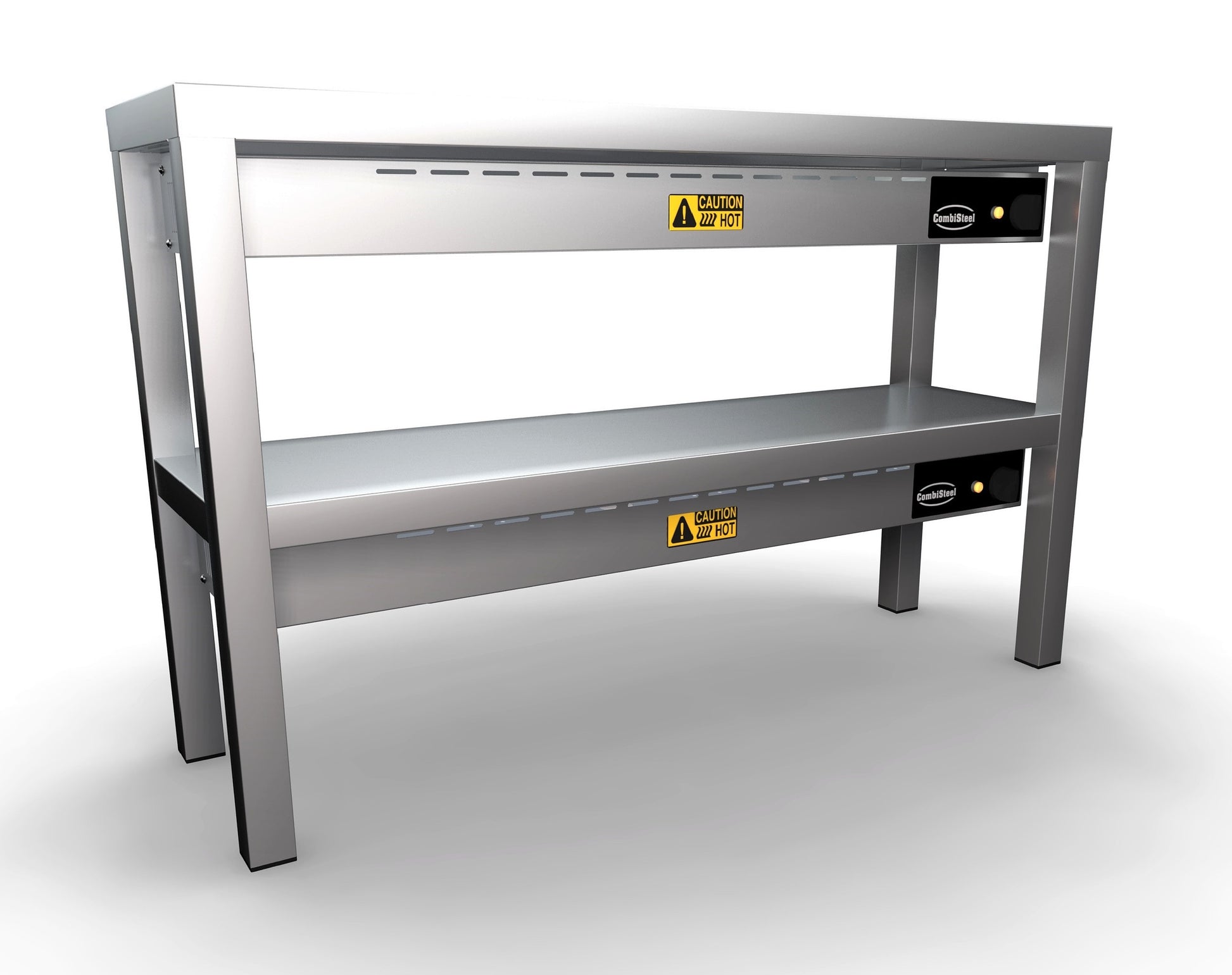 Etagère chauffante céramique 2 niv. 1000 1000x300x650 mm 250 W Combisteel - vue 2 - Rampe Chauffante pro CHR - Cuistéo