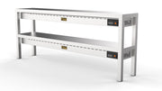 Etagère chauffante 2 niv. céramique 2000 2000x300x650 mm 250 W Combisteel - Rampe Chauffante professionnel CHR - matériel cuisine pro - Cuistéo