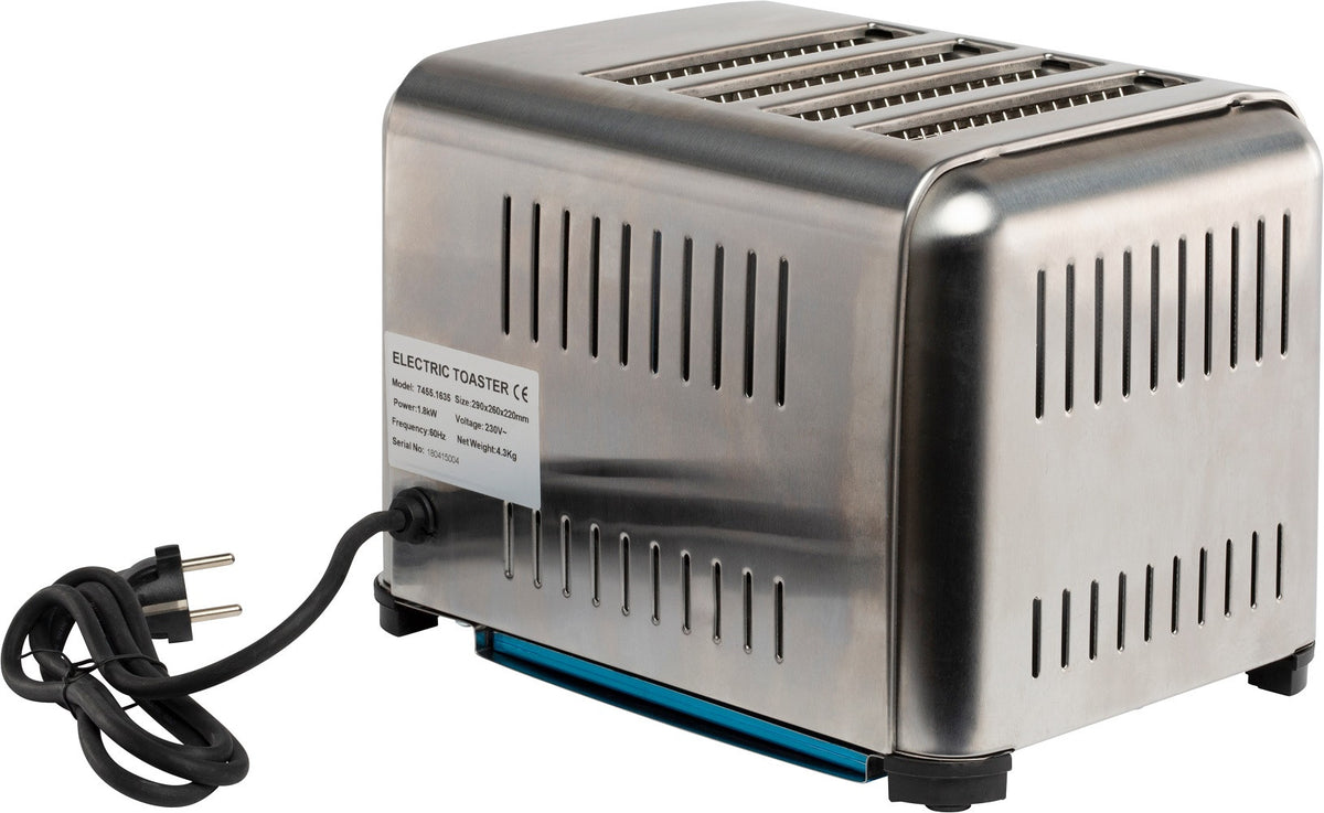 Grille-pain 4 290x260x220 mm 1.8 kW Combisteel - vue 4 - Grille-pain pro CHR - Cuistéo