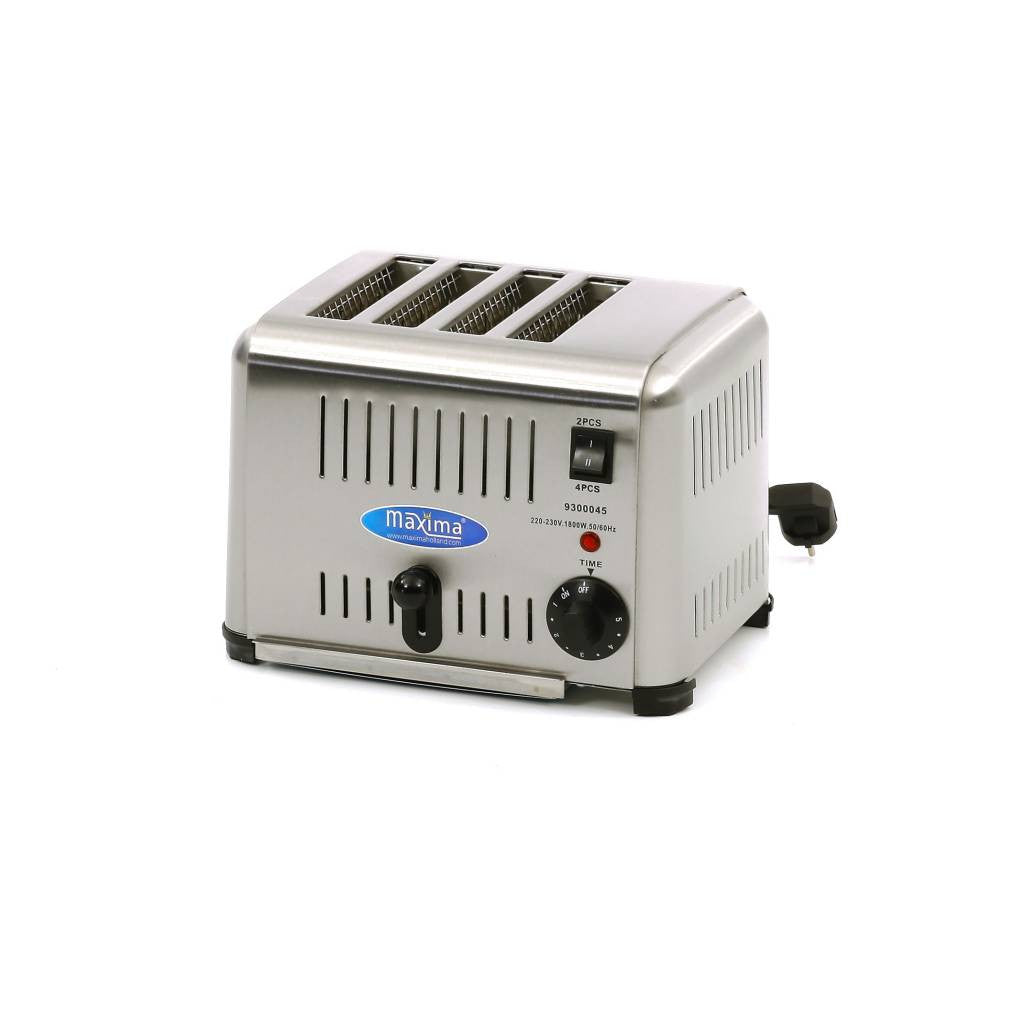 Grille-pain 4 tranches 2240 W Maxima - Grille-pain professionnel CHR - matériel cuisine pro - Cuistéo
