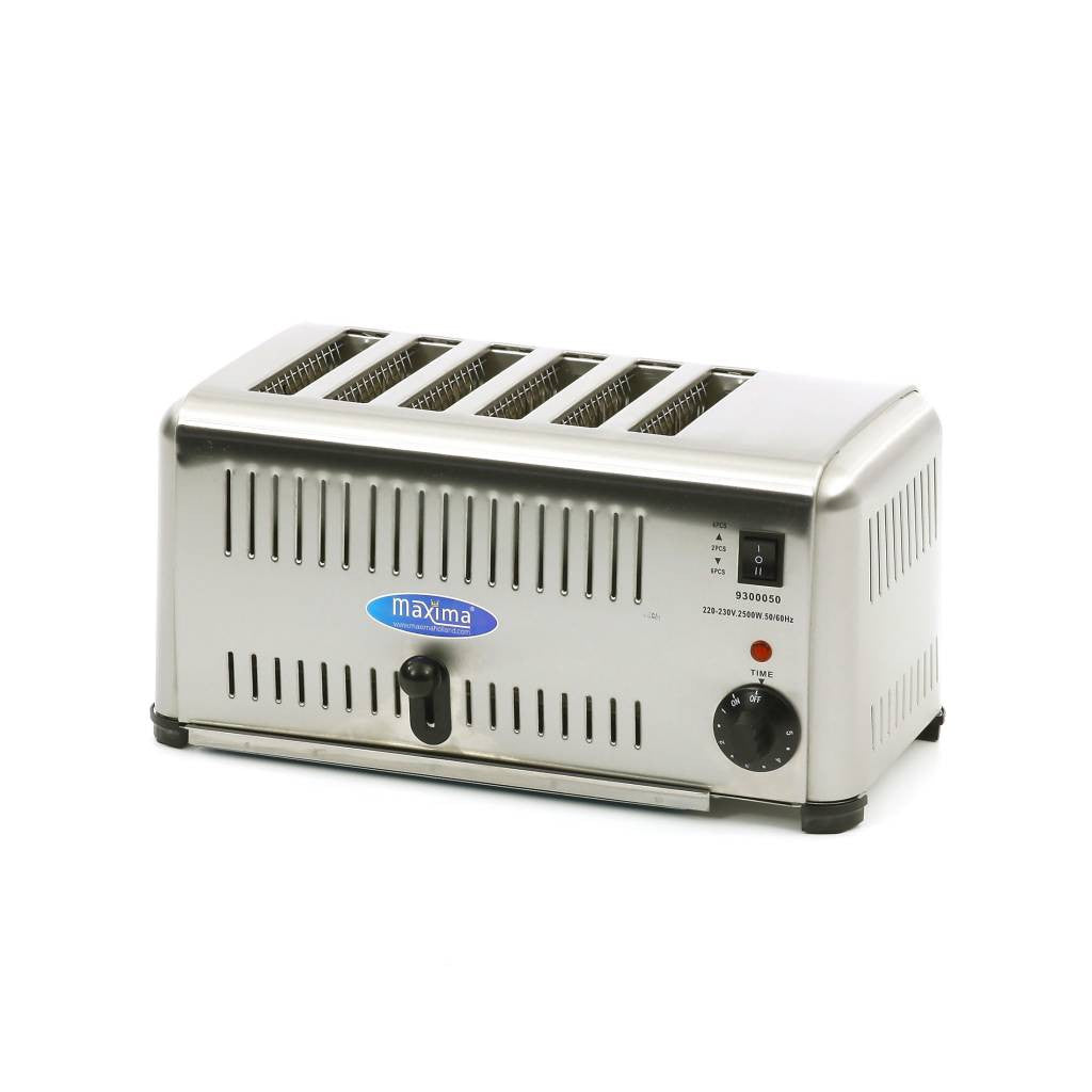 Grille-pain 6 tranches 3240 W Maxima - Grille-pain professionnel CHR - matériel cuisine pro - Cuistéo