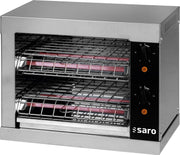 Grille-pain - Chaleur haut/bas - Minuteur - Bac miettes - Éléments quartz Saro - Toaster professionnel professionnel CHR - matériel cuisine pro - Cuistéo