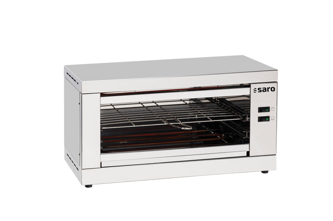 Grille-pain - 6 toasts - Chauffage réglable - Bac miettes - Design moderne Saro - Toaster professionnel professionnel CHR - matériel cuisine pro - Cuistéo
