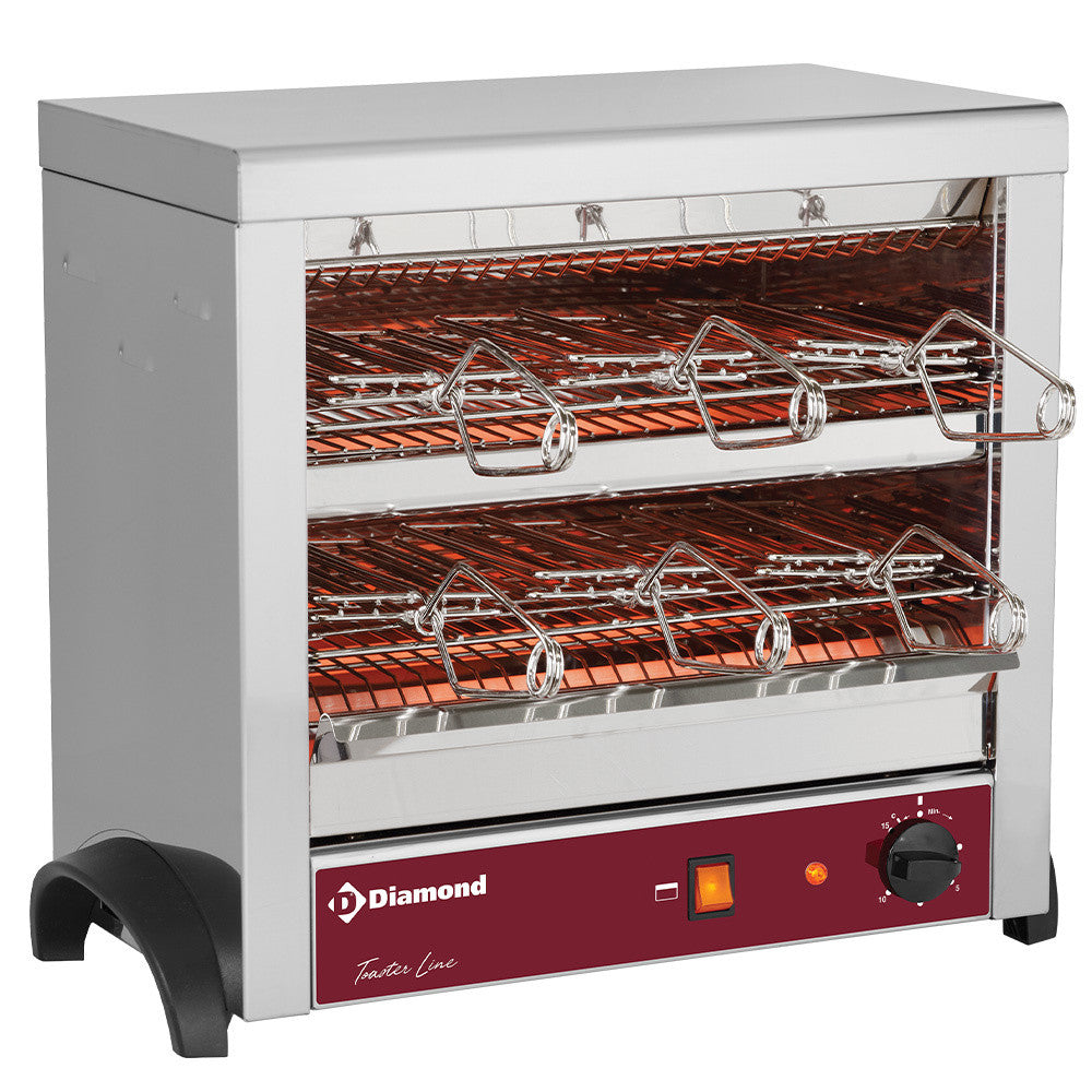 Toaster 6 pinces - chauffe au quartz - Diamond