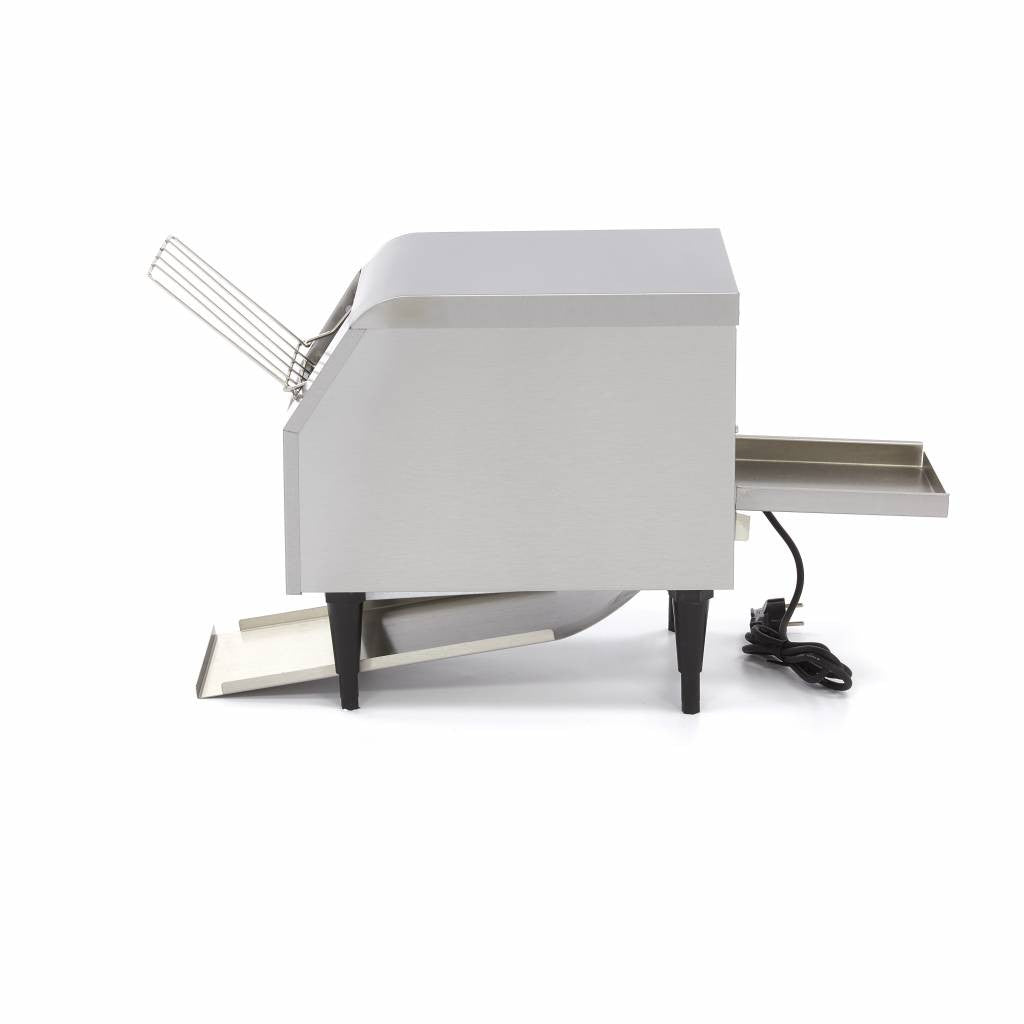 Grille-pain à convoyeur - 150 tranches/h - Vitesse réglable - avec bac à miettes L. 180 mm 150 L 1340 W Maxima - vue 4 - Toaster convoyeur pro CHR - Cuistéo