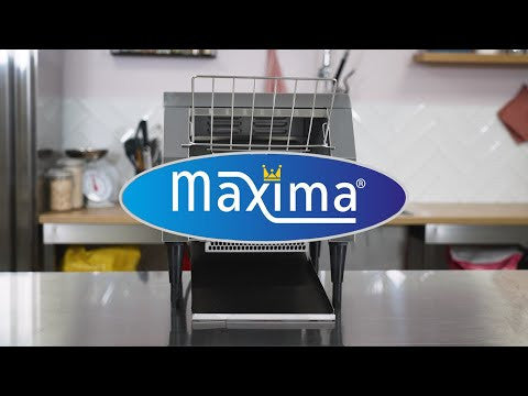 Grille-pain à convoyeur - 300 tranches/heure - Vitesse ajustable inox L. 280 mm 300 L 2240 W Maxima - vue 5 - Toaster convoyeur pro CHR - Cuistéo
