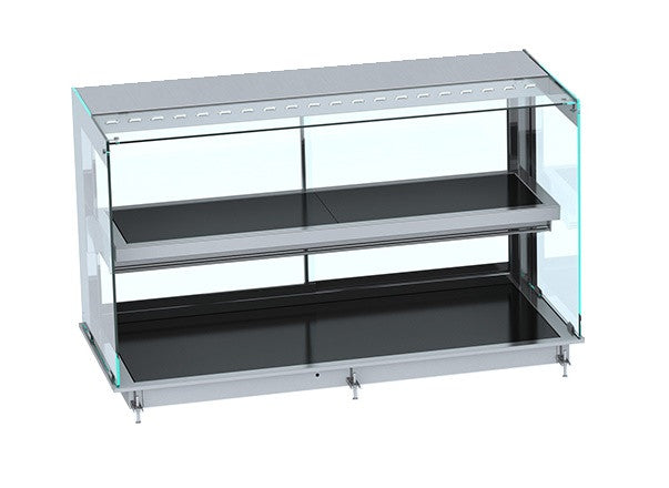 Drop-in vitrine cubique chauffante 1115x720x924 mm 4.025 kW Combisteel - Vitrine Chaude Drop-In professionnel CHR - matériel cuisine pro - Cuistéo
