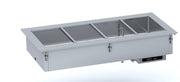 Drop-in bain-marie 1/1 - remplissage d'eau manuel 515x720x302 mm 1.01 kW Combisteel - Bain-Marie Drop-In professionnel CHR - matériel cuisine pro - Cuistéo
