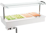 Drop-in bain-marie 4/1 1500x700x1050 mm 1.5 kW Combisteel - Bain-Marie Drop-In professionnel CHR - matériel cuisine pro - Cuistéo