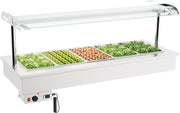 Drop-in bain-marie 5/1 1800x700x1050 mm 1.8 kW Combisteel - Bain-Marie Drop-In professionnel CHR - matériel cuisine pro - Cuistéo
