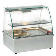 Vitrine chauffante bain-marie 2 x GN 1/1 pano. - Diamond