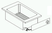 Friteuse électrique 10 litres 400x600x356 mm 5.5 kW Combisteel - Friteuse à poser électrique professionnel CHR - matériel cuisine pro - Cuistéo