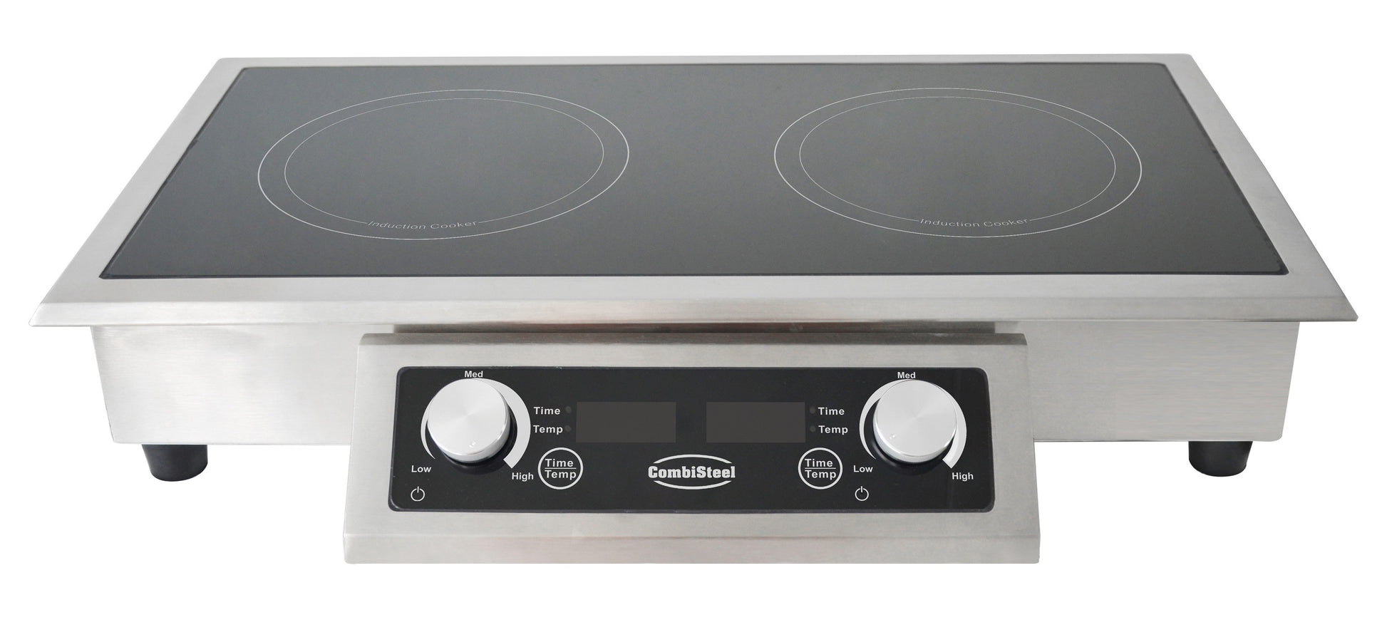 Drop-in cuisinière à induction 2 zones 712x382x115 mm 2 kW Combisteel - Plaque Chauffante Vitrocéramique et Induction professionnel CHR - matériel cuisine pro - Cuistéo