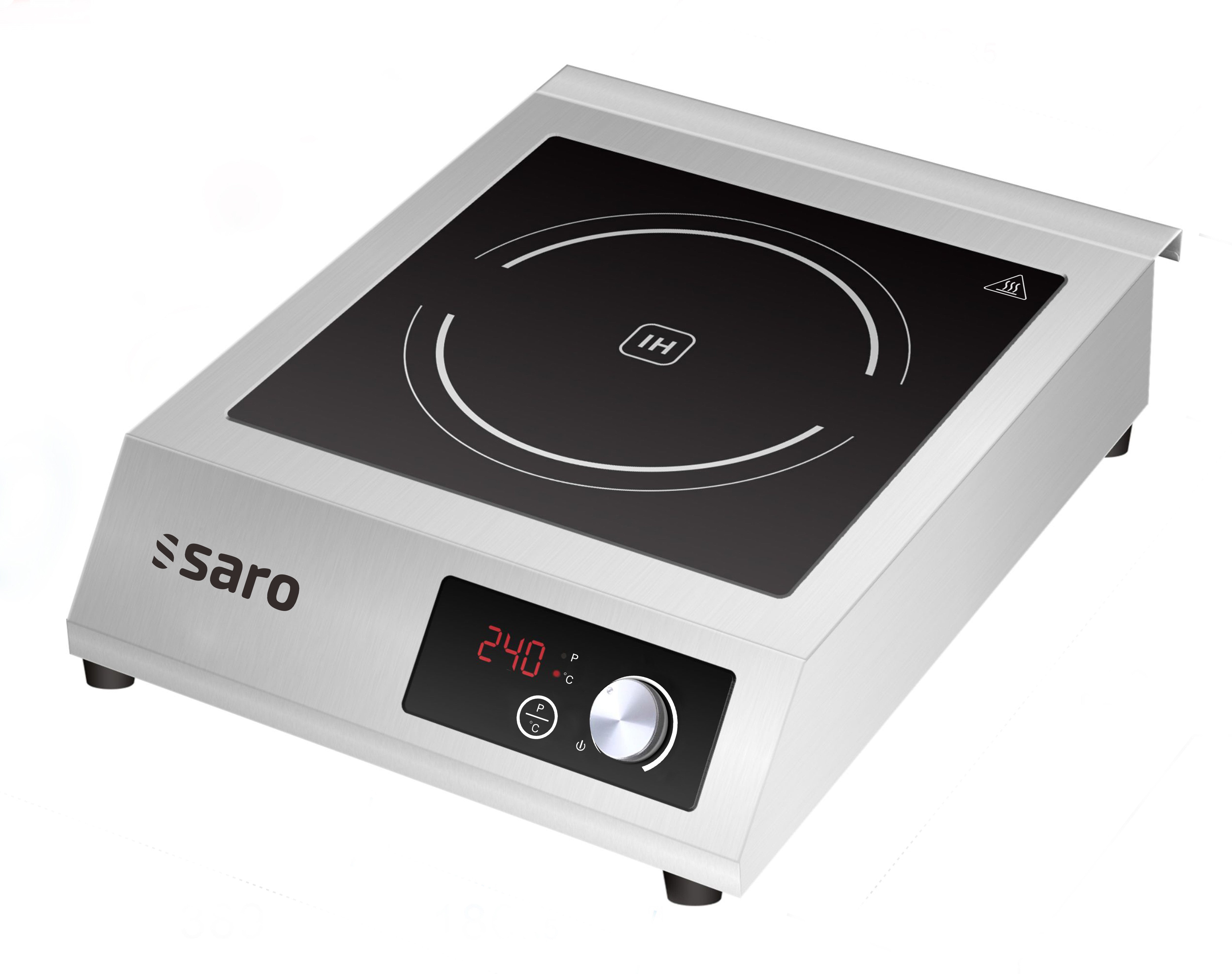 Plaque Induction - 5kW - Ø140-300mm - 10 Niveaux - Affichage LCD Saro - Réchaud induction professionnel CHR - matériel cuisine pro - Cuistéo