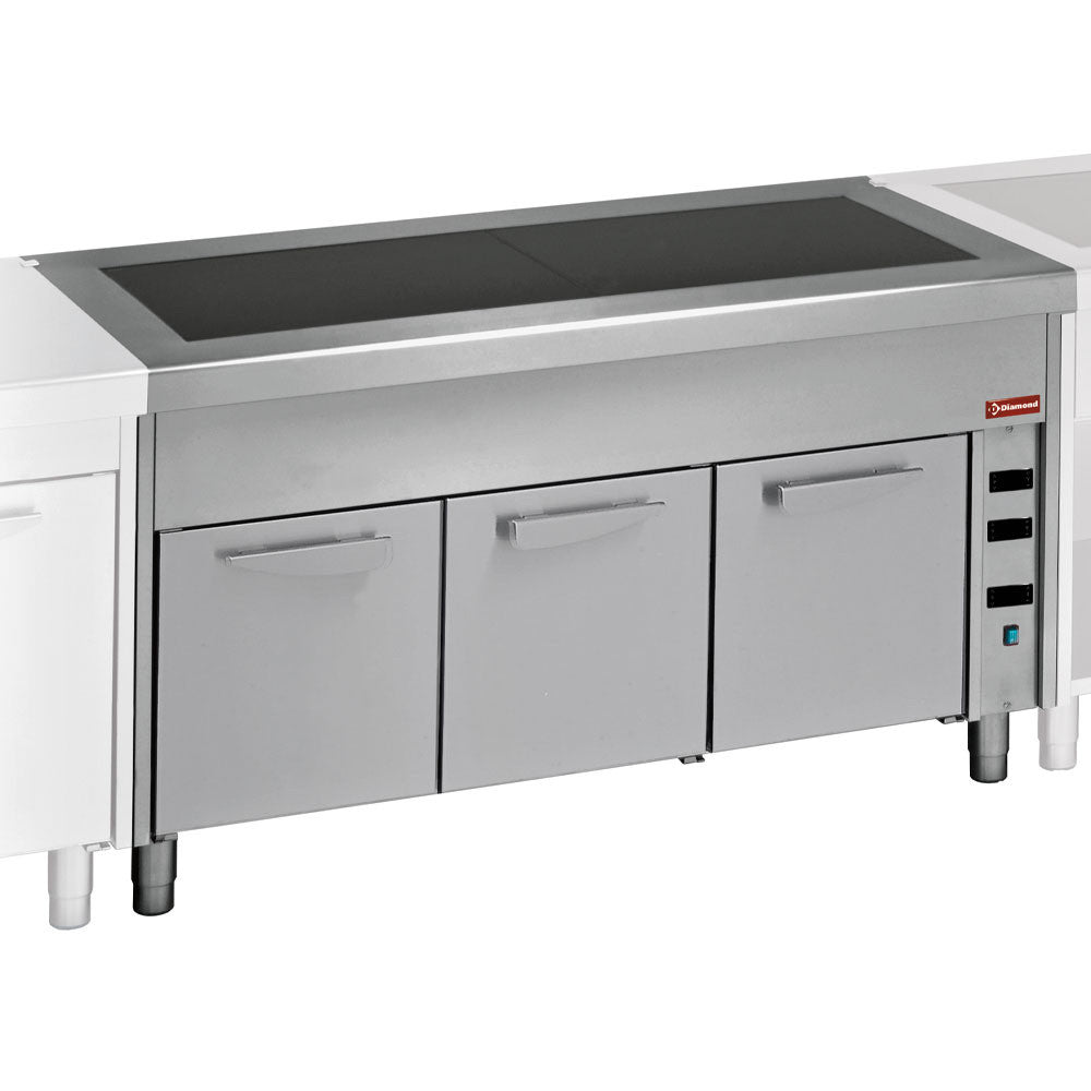 Elément vitro - armoire chauffante 3 GN1/1 - Diamond
