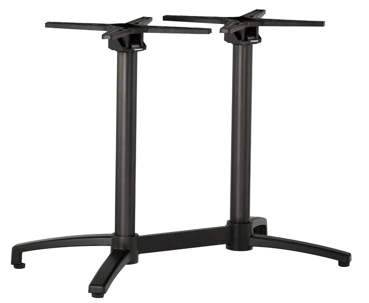 Pied de table rabattable Double Anthracite - Madrid Mobiliario