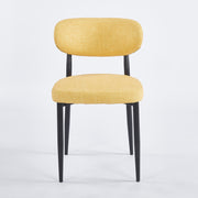 Chaise GOOFY Simili-cuir - Moutarde - Lot de 4 - Madrid Mobiliario