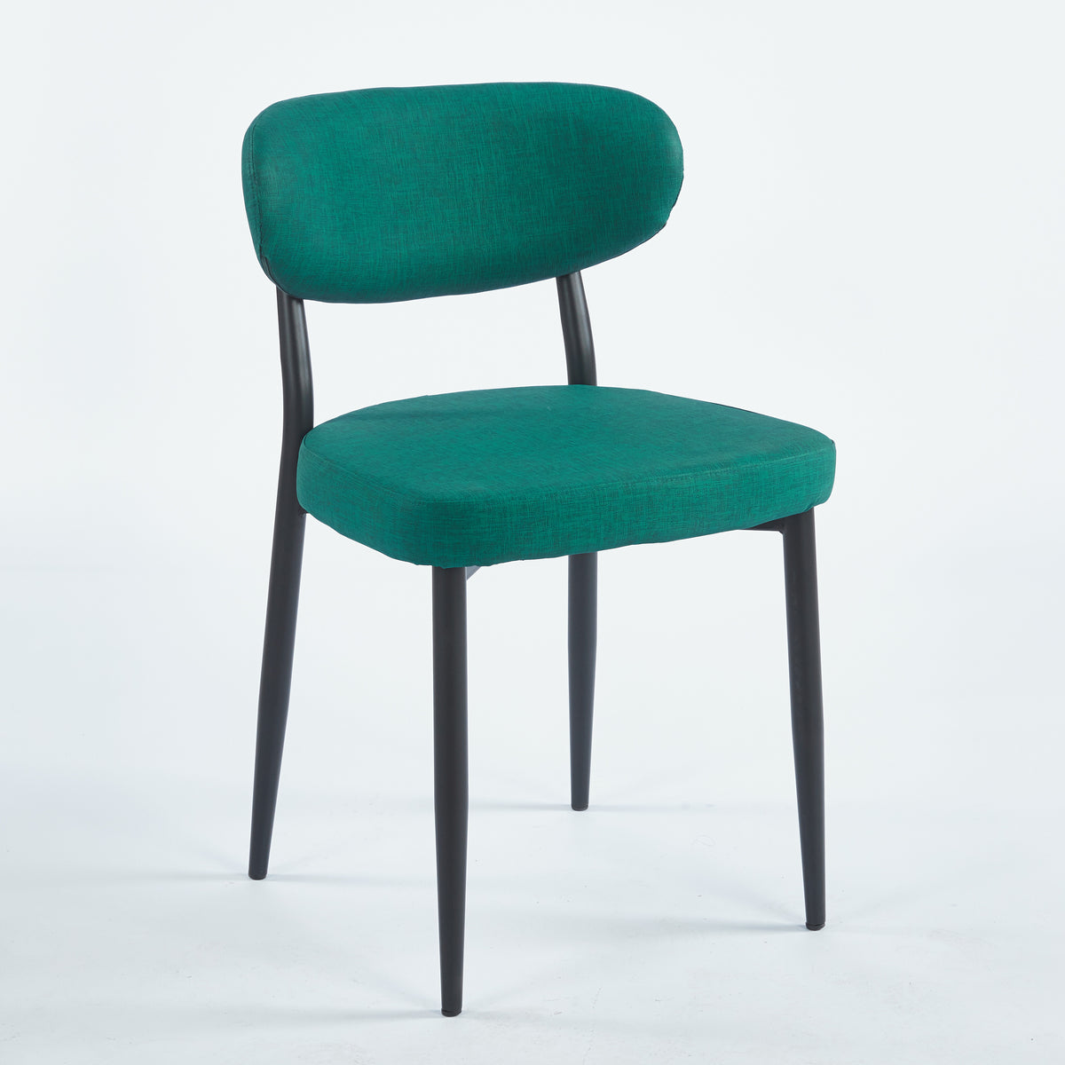 Chaise GOOFY Simili-cuir - Vert - Lot de 4 - Madrid Mobiliario
