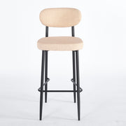 Tabouret GOOFY Polipiel Textil - Beige - Madrid Mobiliario