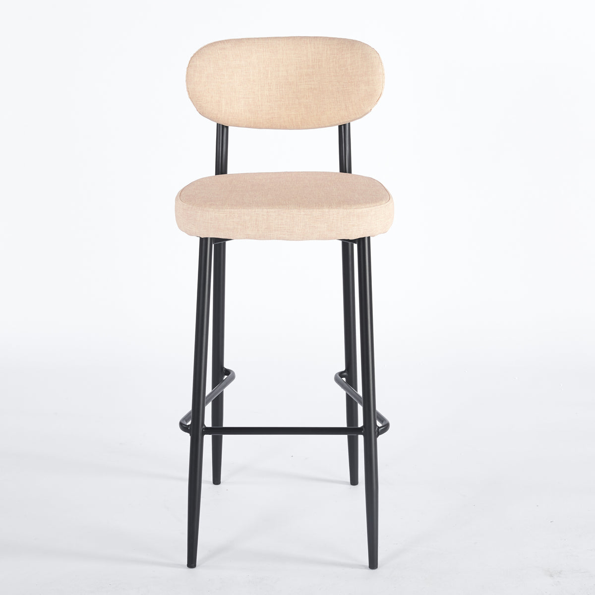 Tabouret GOOFY Polipiel Textil - Beige - Madrid Mobiliario