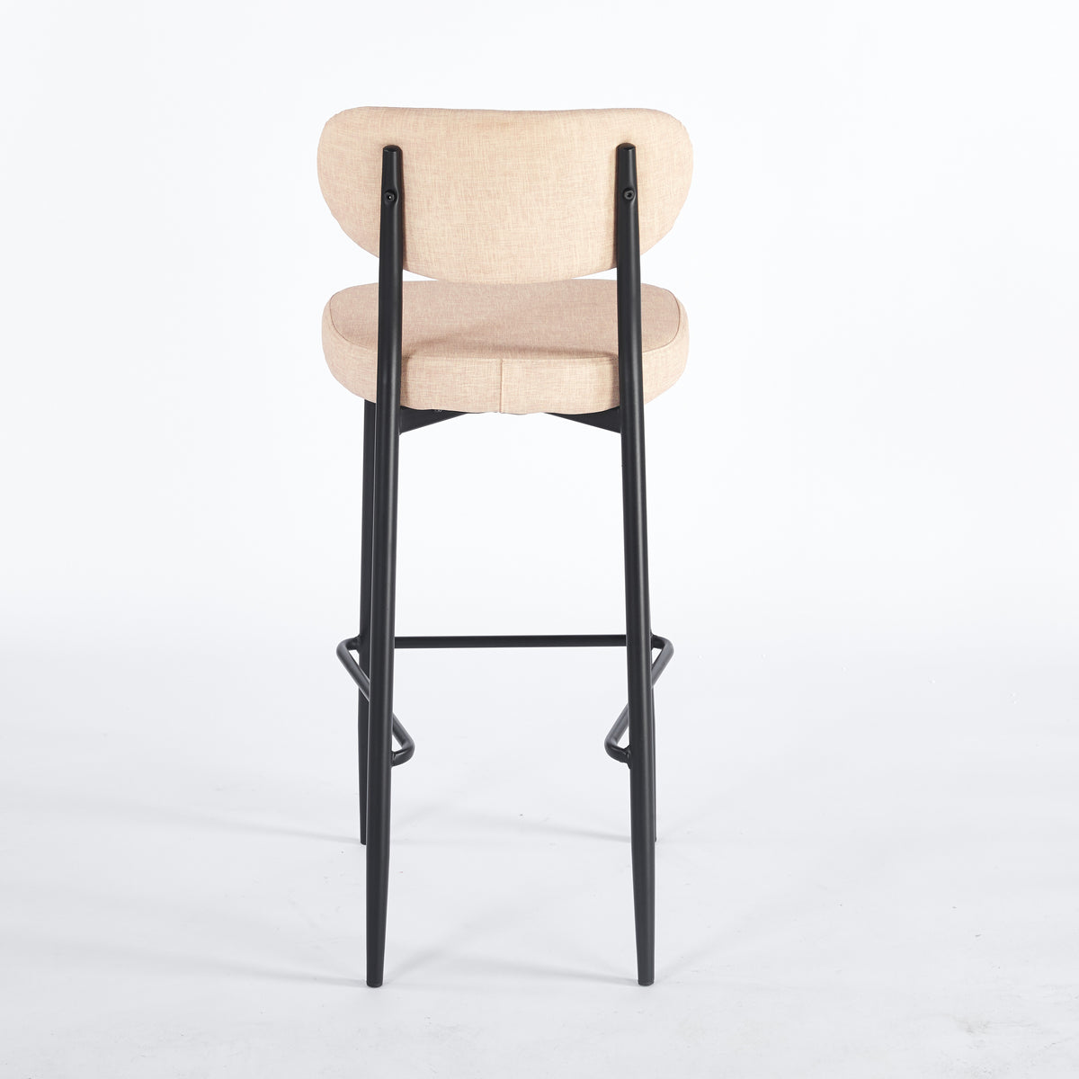 Tabouret GOOFY Polipiel Textil - Beige - Madrid Mobiliario
