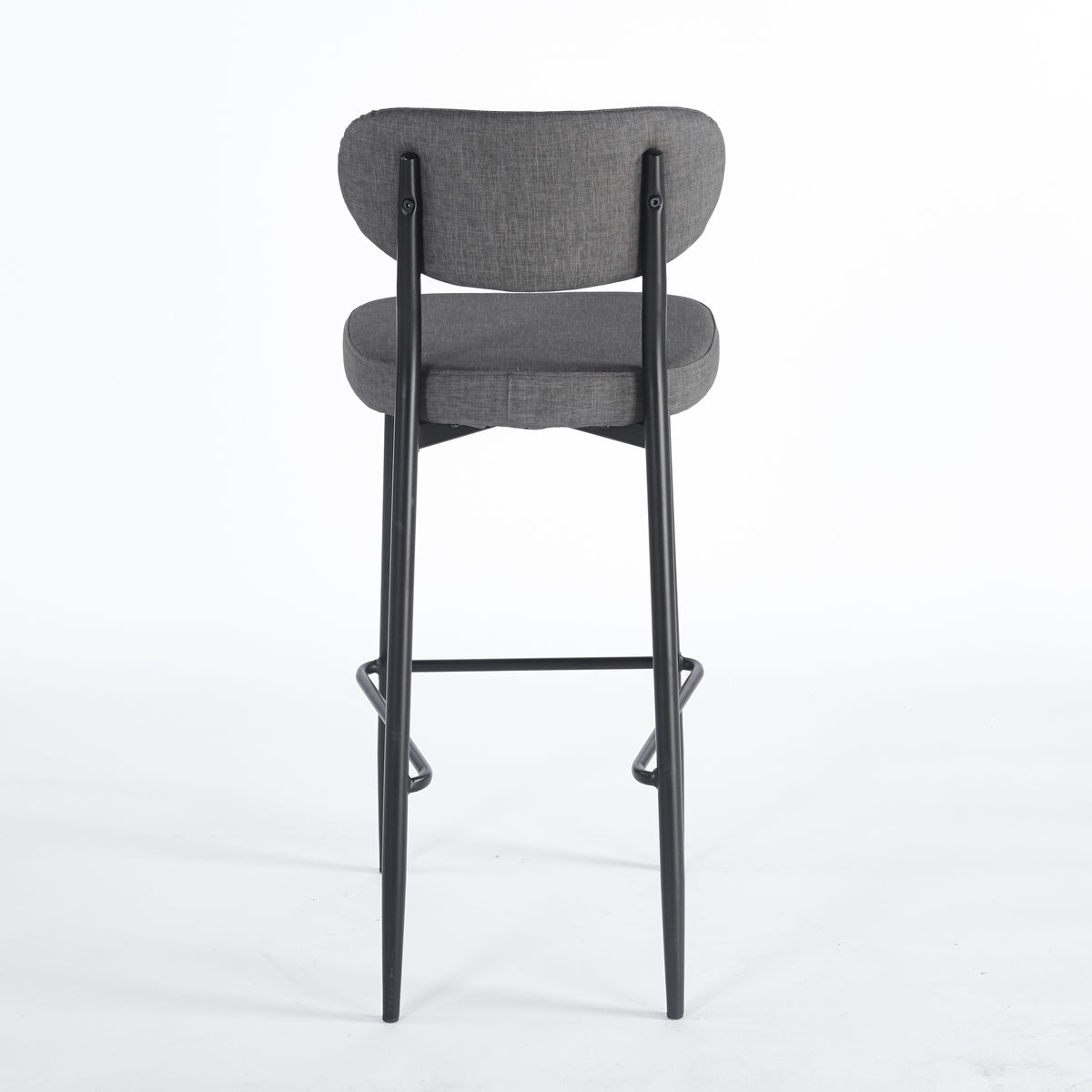 Tabouret GOOFY Polipiel Textil - Gris - Madrid Mobiliario