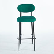 Tabouret GOOFY Polipiel Textil - Vert - Madrid Mobiliario