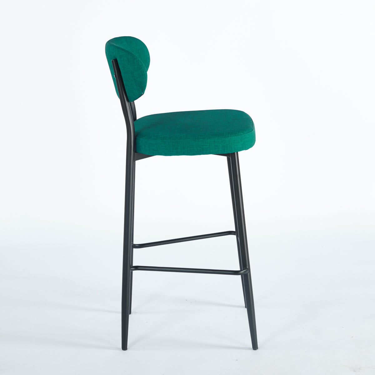 Tabouret GOOFY Polipiel Textil - Vert - Madrid Mobiliario