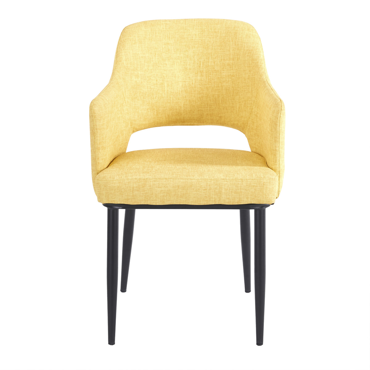 Chaise MAGGI Polipiel Textil - Moutarde - Madrid Mobiliario