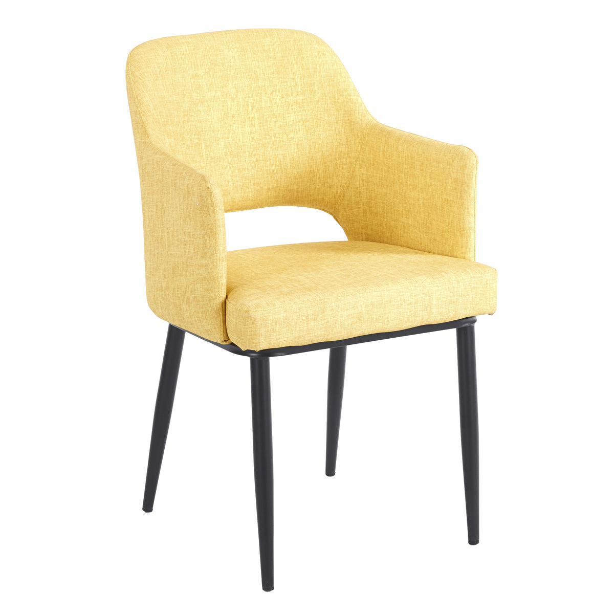 Chaise MAGGI Polipiel Textil - Moutarde - Lot de 4 - Madrid Mobiliario