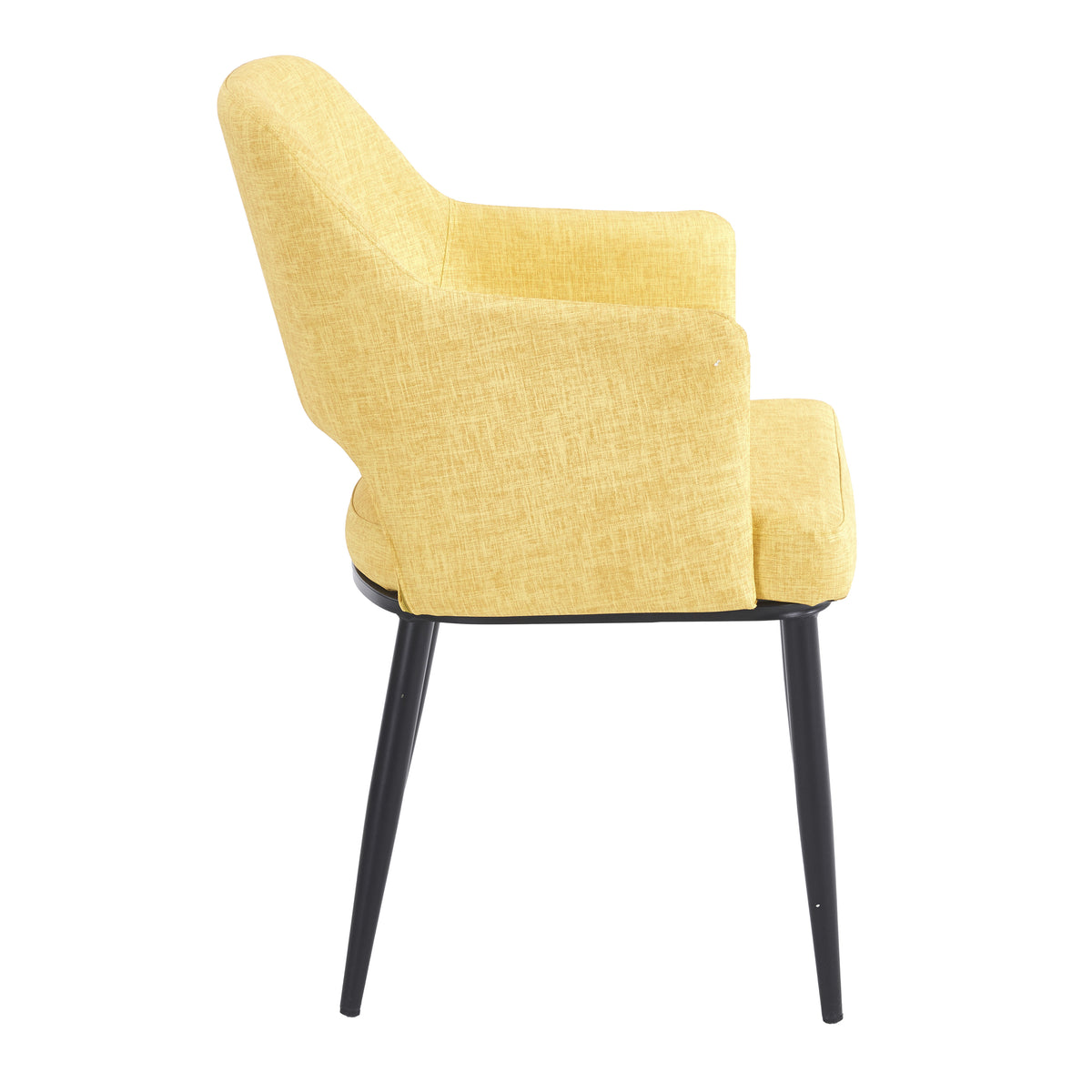 Chaise MAGGI Polipiel Textil - Moutarde - Lot de 4 - Madrid Mobiliario