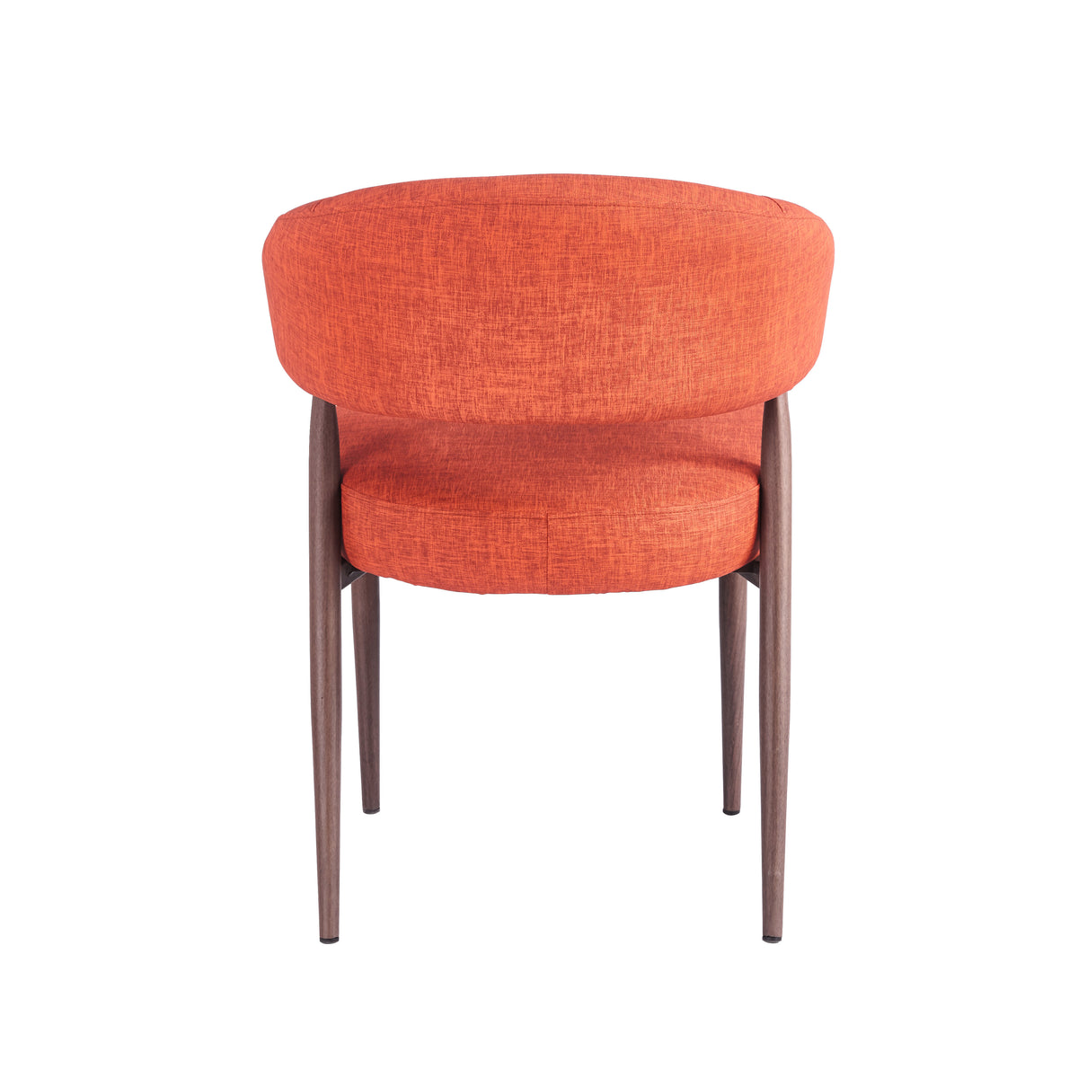 Chaise EMMA Polipiel Textil - Terracotta - Madrid Mobiliario