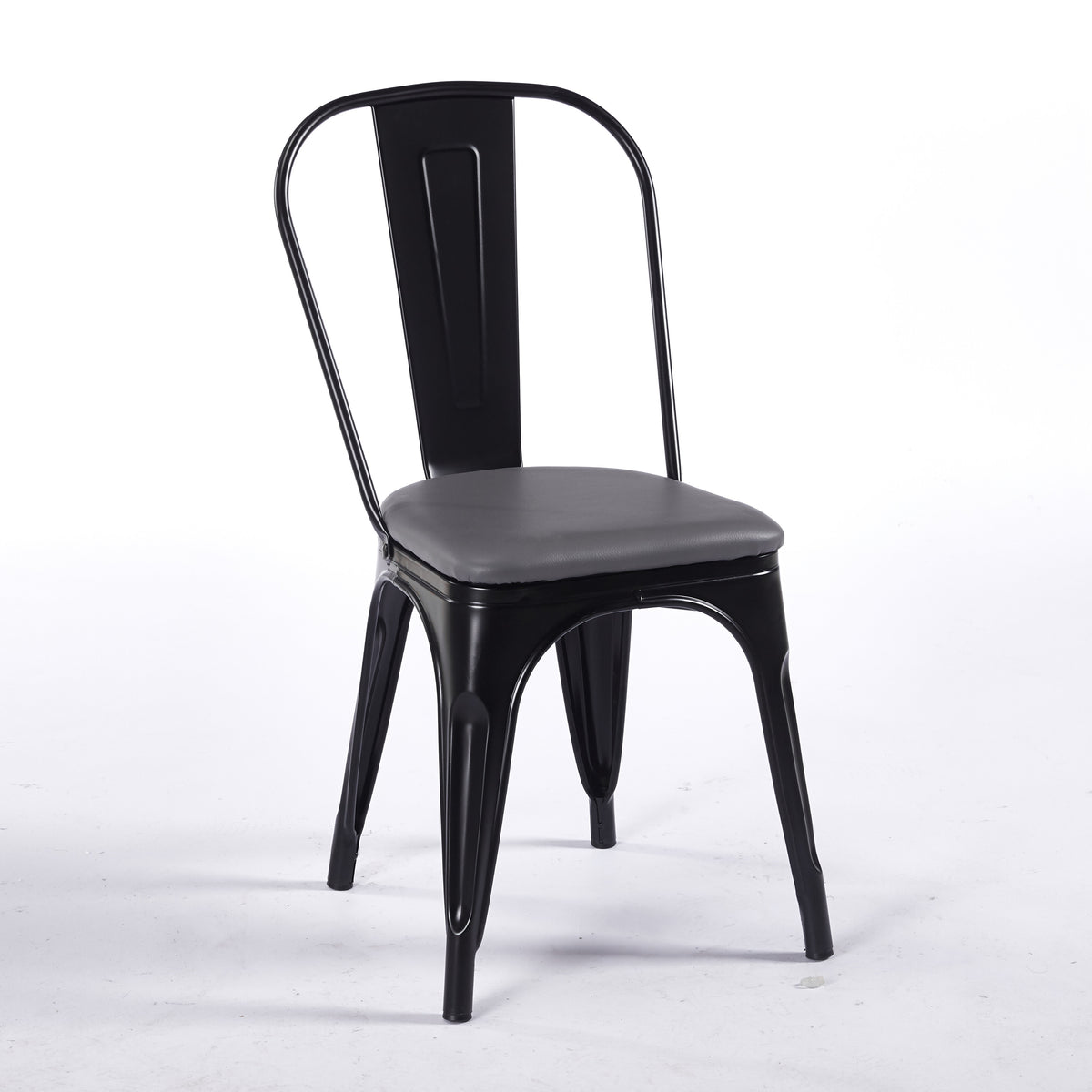 Chaise TOIX Tapissé - Gris - Madrid Mobiliario