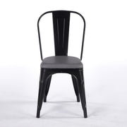 Chaise TOIX Tapissé - Gris - Lot de 4 - Madrid Mobiliario
