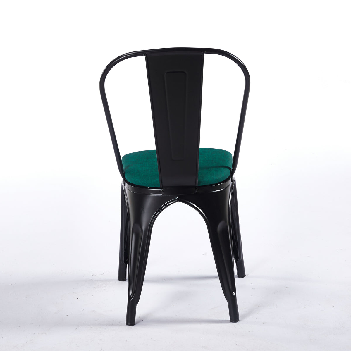 Chaise TOIX Tapissé - Vert - Lot de 4 - Madrid Mobiliario
