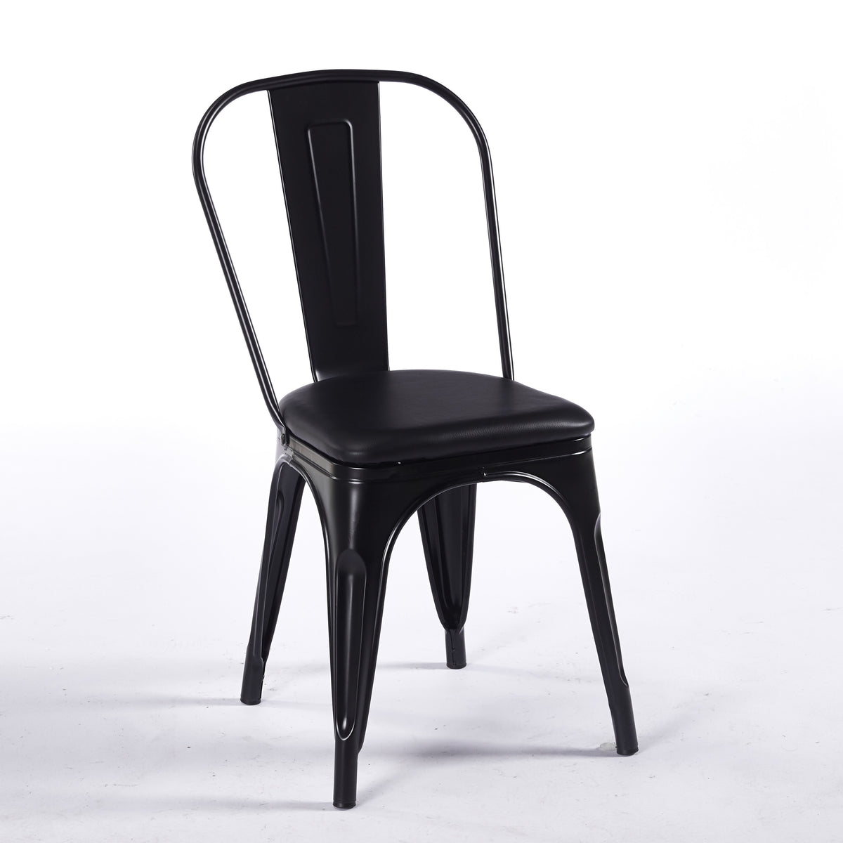 Chaise TOIX Tapissé - Noir - Madrid Mobiliario