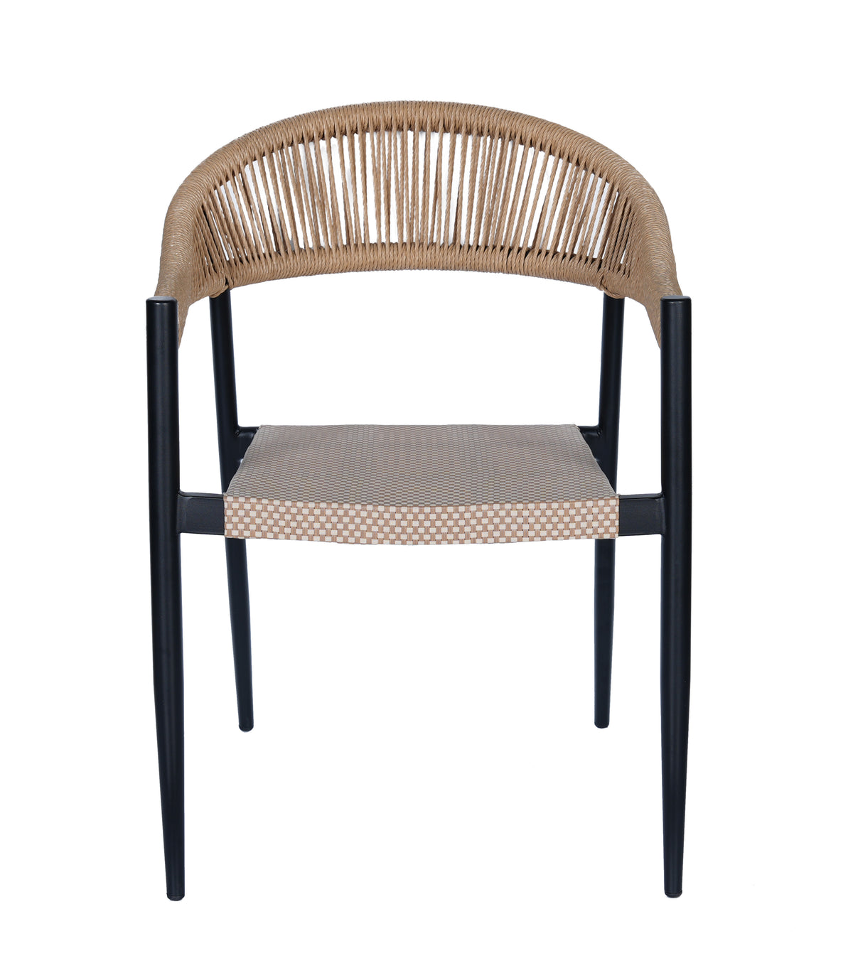Chaise KUALA - Pied noir - Lot de 4 - Madrid Mobiliario