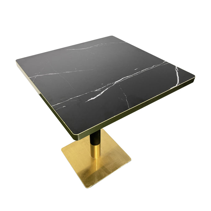 Plateau Multicouche Marbre Noir 80x80 - Madrid Mobiliario