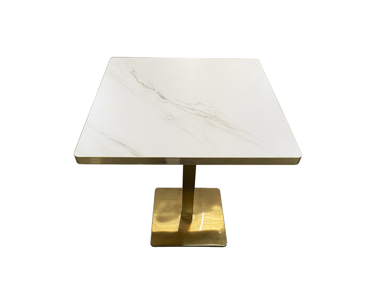Plateau Multicouche Marbre Blanc 80x80 - Madrid Mobiliario